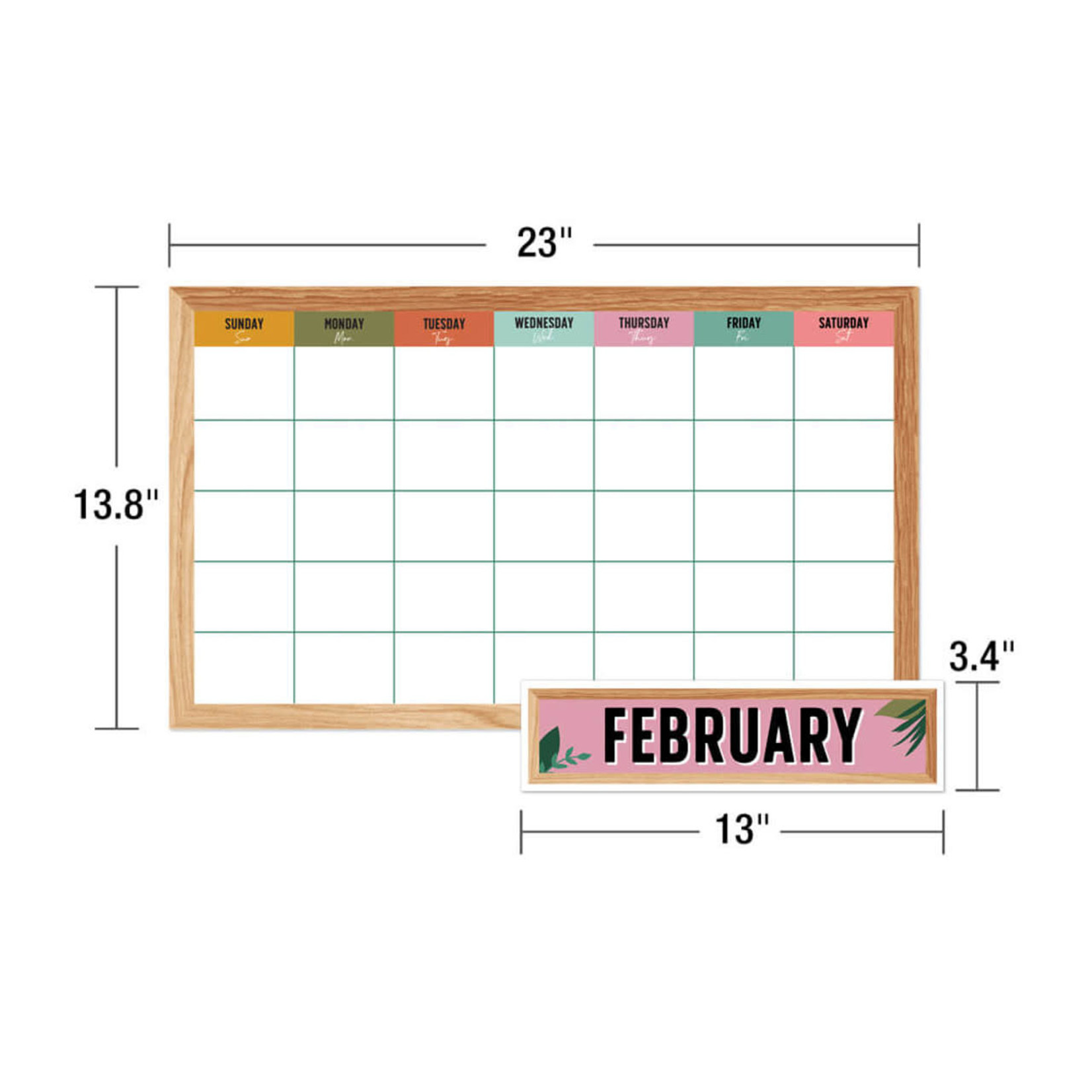 CARSON DELLOSA PUBLISHING CO Grow Together Calendar Bulletin Board Set