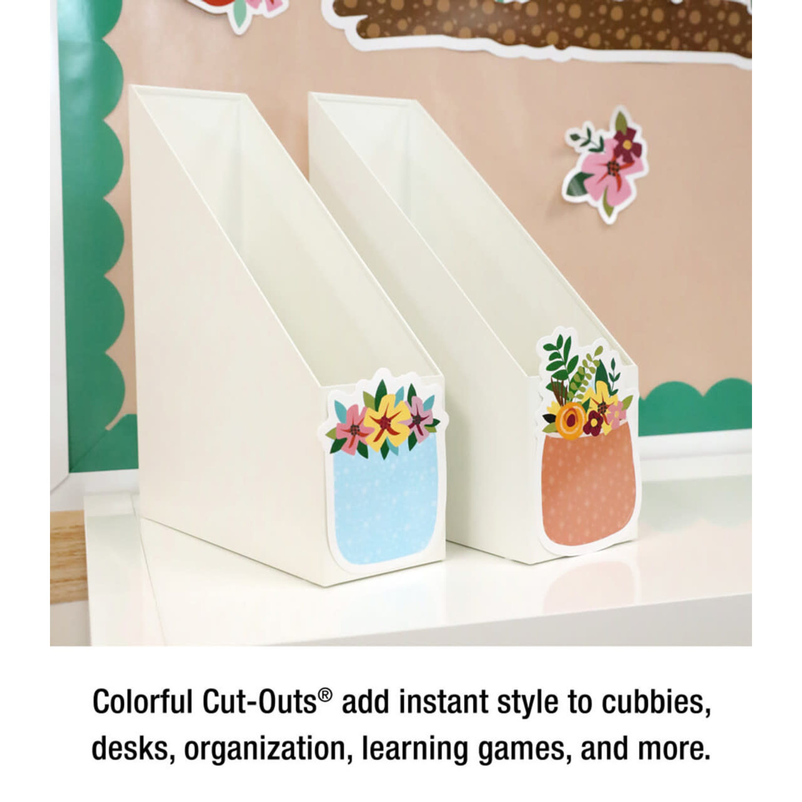 CARSON DELLOSA PUBLISHING CO Grow Together Boots, Pots, and Garden Signs Cutouts
