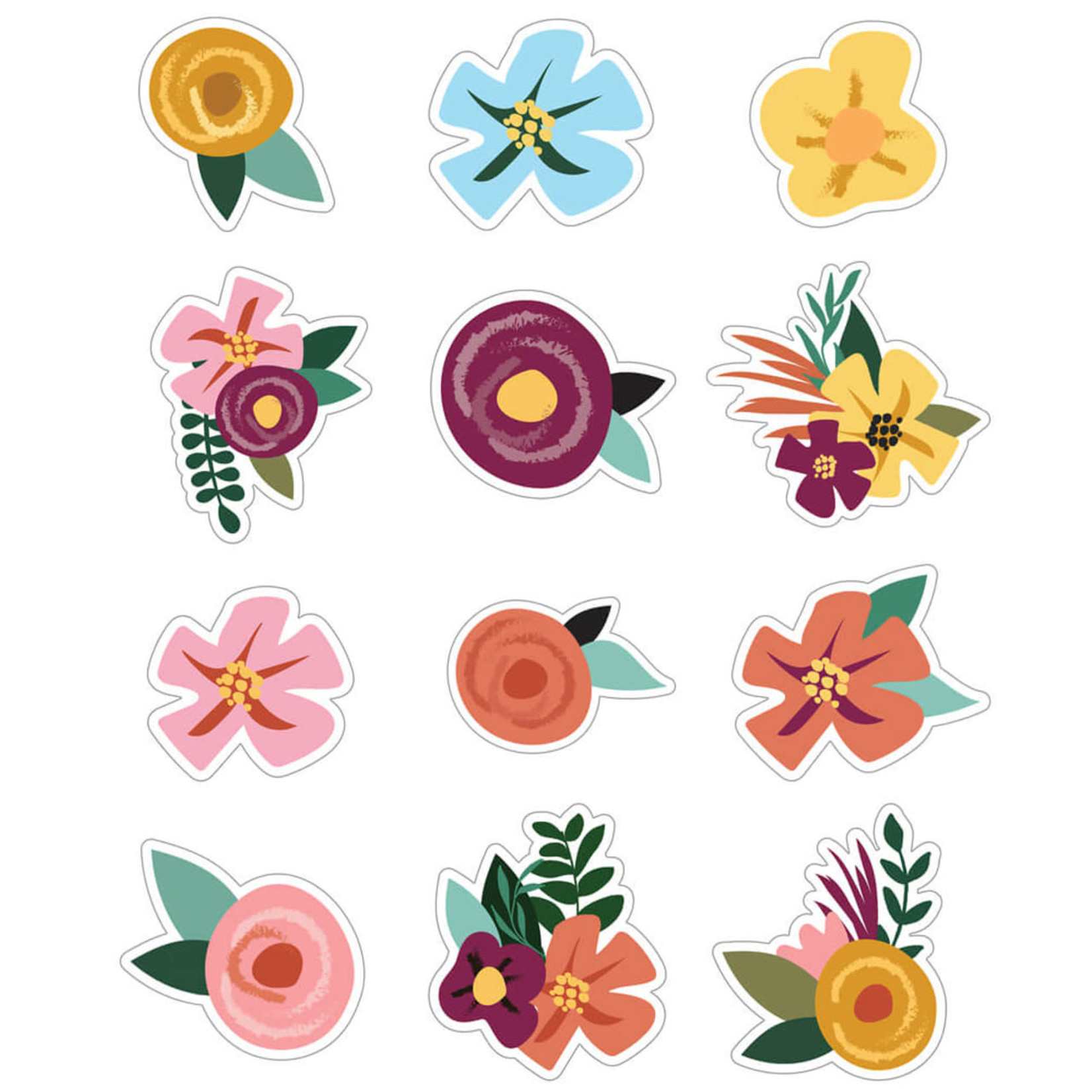 CARSON DELLOSA PUBLISHING CO Grow Together Flowers Cutouts