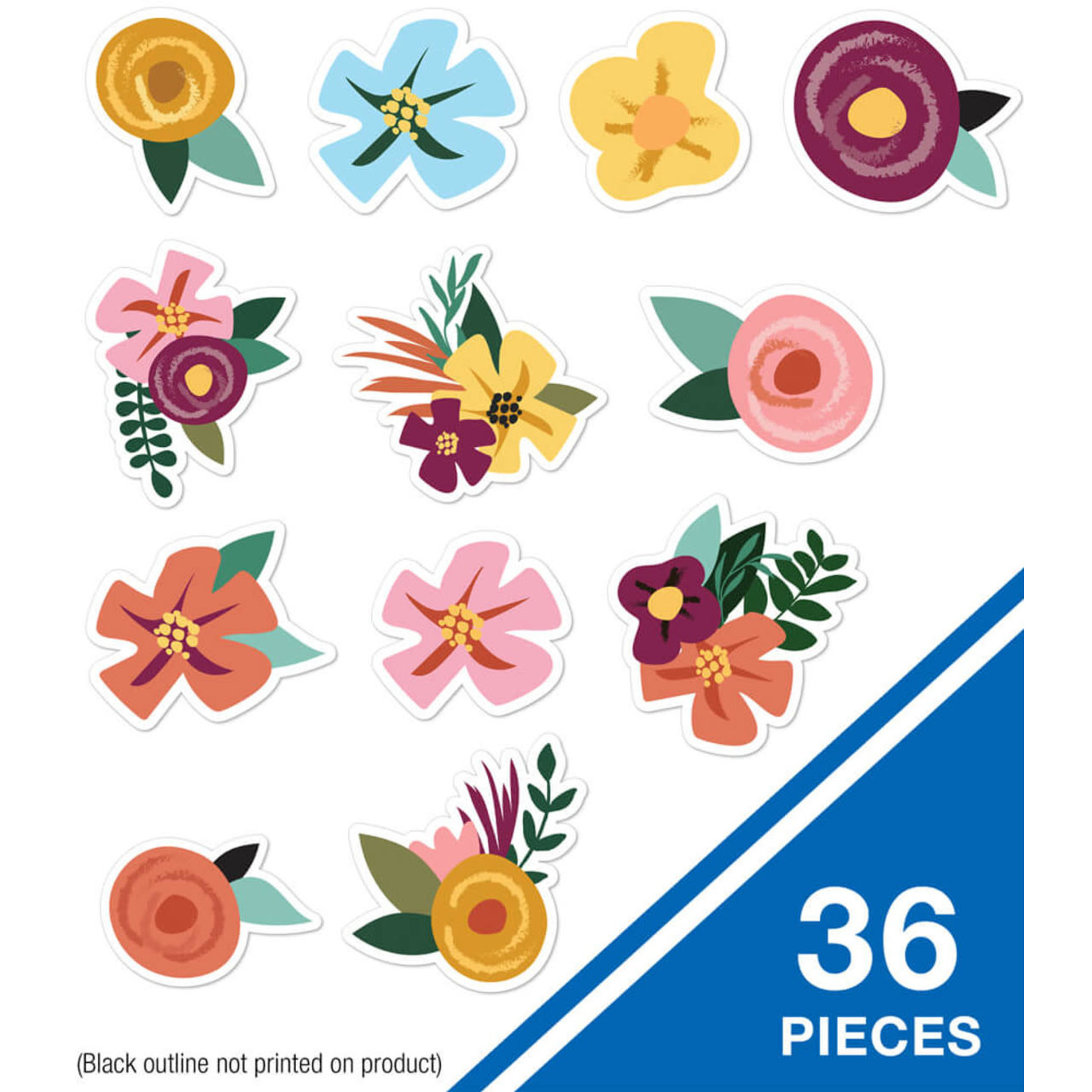 CARSON DELLOSA PUBLISHING CO Grow Together Flowers Cutouts
