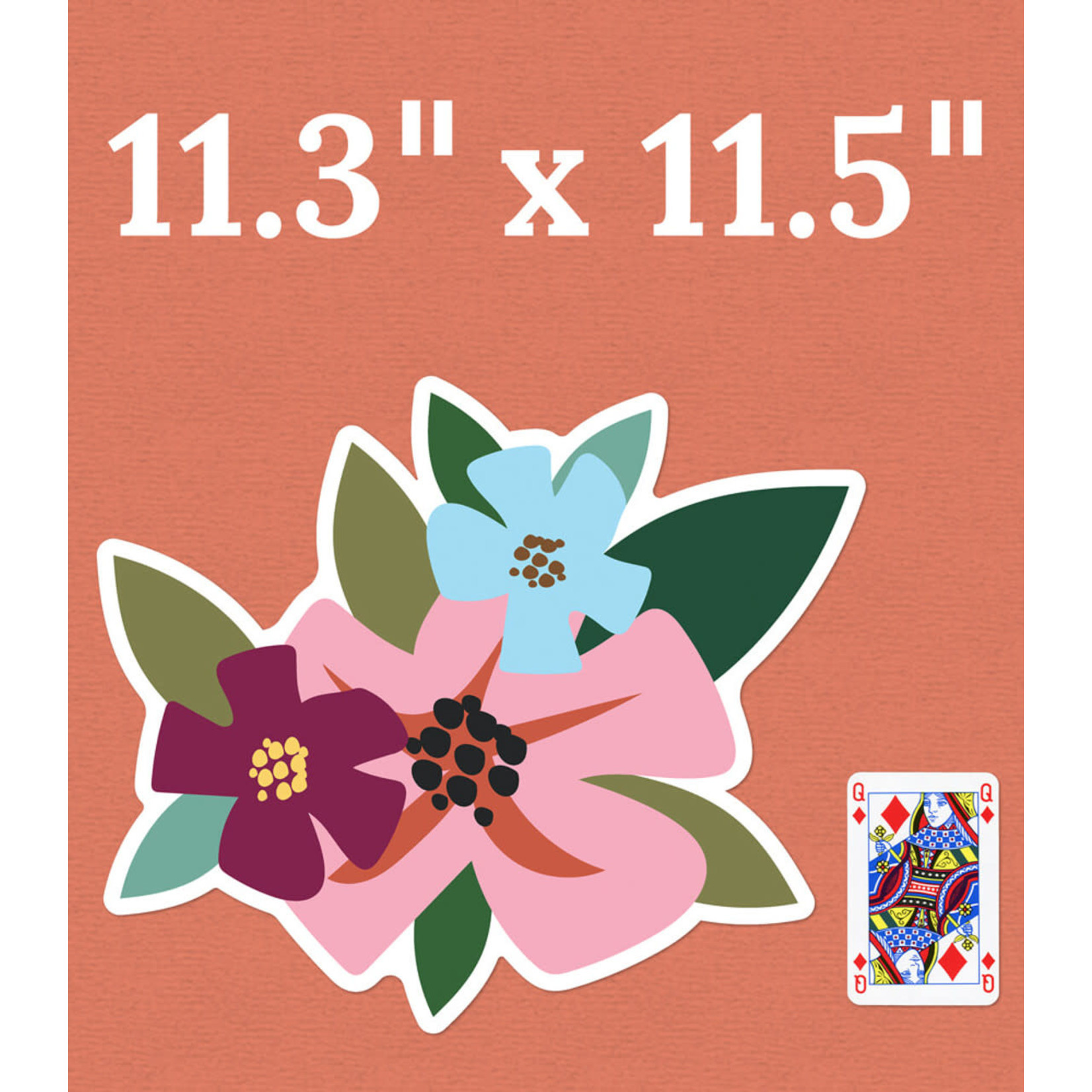 CARSON DELLOSA PUBLISHING CO Jumbo Flowers and Greenery Cutouts