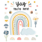 CARSON DELLOSA PUBLISHING CO Yay You're Here! Bulletin Board Set