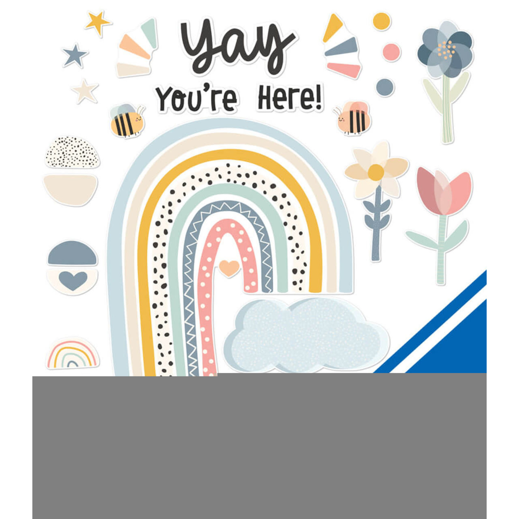 CARSON DELLOSA PUBLISHING CO Yay You're Here! Bulletin Board Set