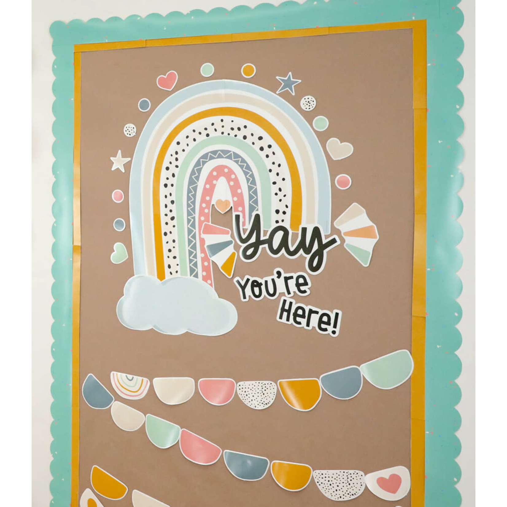 CARSON DELLOSA PUBLISHING CO Yay You're Here! Bulletin Board Set