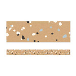 CARSON DELLOSA PUBLISHING CO Speckled Kraft Paper Straight Bulletin Board Borders