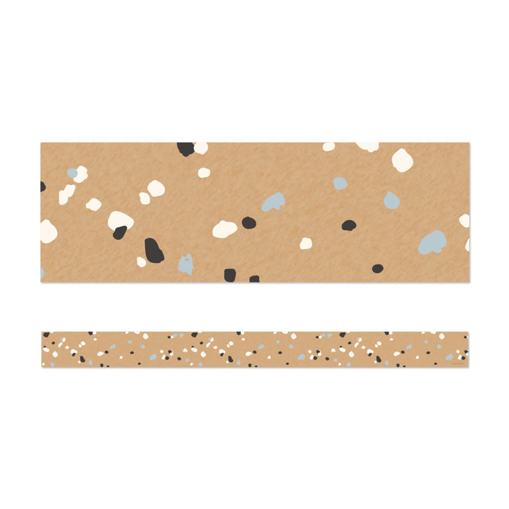 CARSON DELLOSA PUBLISHING CO Speckled Kraft Paper Straight Bulletin Board Borders