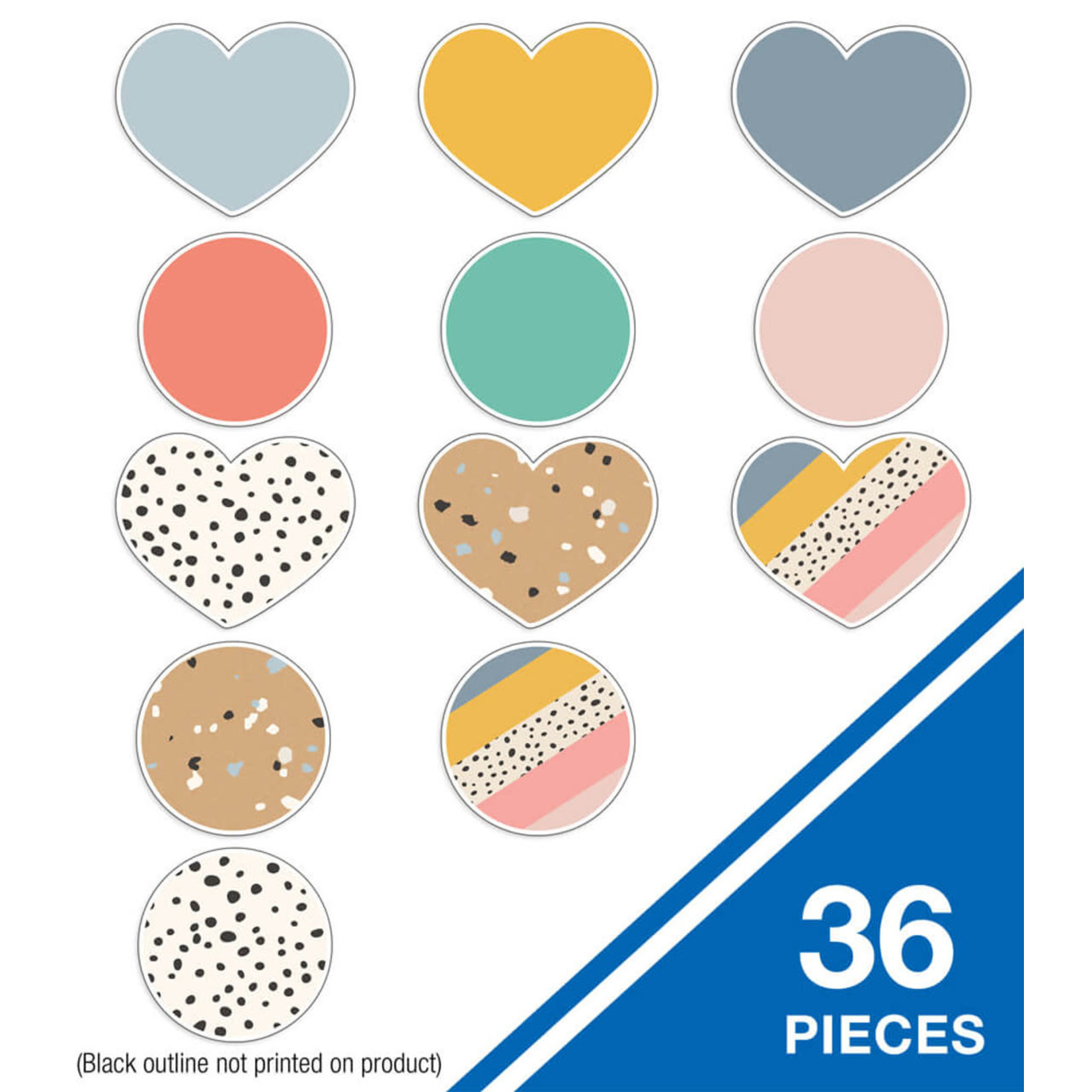 CARSON DELLOSA PUBLISHING CO We Belong Hearts & Dots Cutouts