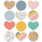 CARSON DELLOSA PUBLISHING CO We Belong Jumbo Hearts & Dots Cutouts