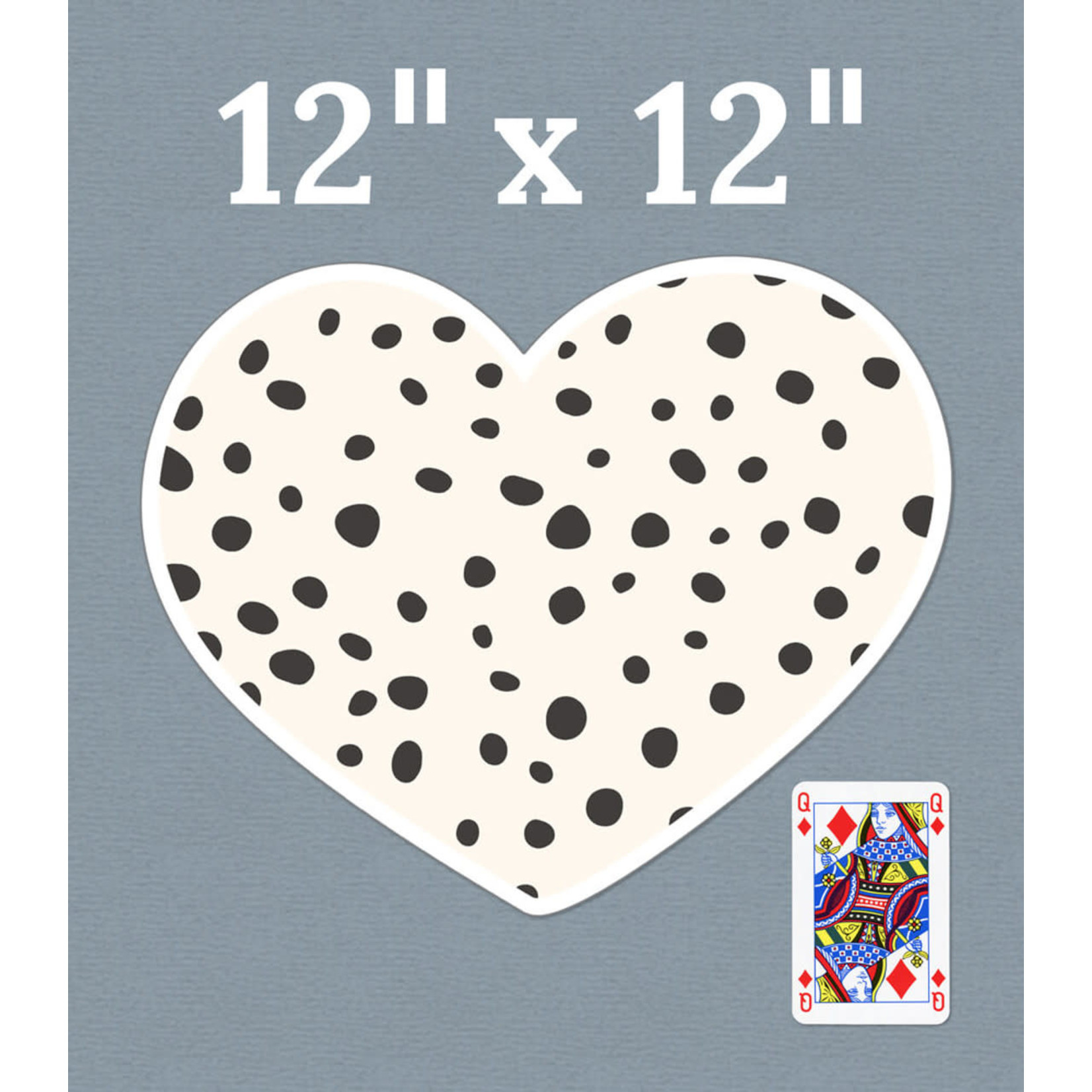 CARSON DELLOSA PUBLISHING CO We Belong Jumbo Hearts & Dots Cutouts