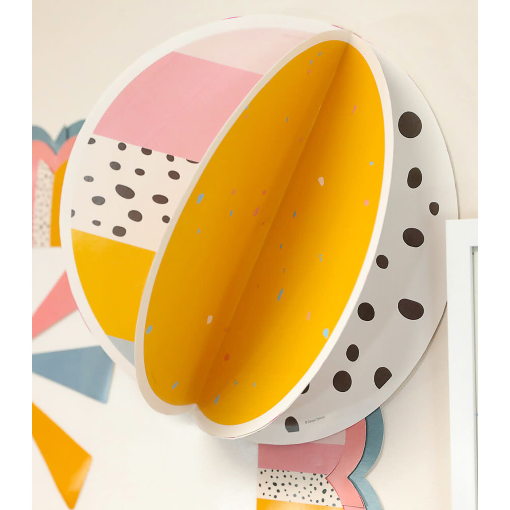 CARSON DELLOSA PUBLISHING CO We Belong Jumbo Hearts & Dots Cutouts
