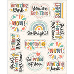 CARSON DELLOSA PUBLISHING CO We Belong Motivational Shape Stickers