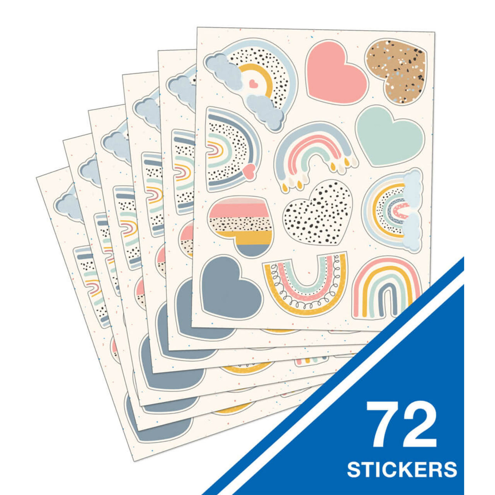 CARSON DELLOSA PUBLISHING CO We Belong Shape Stickers