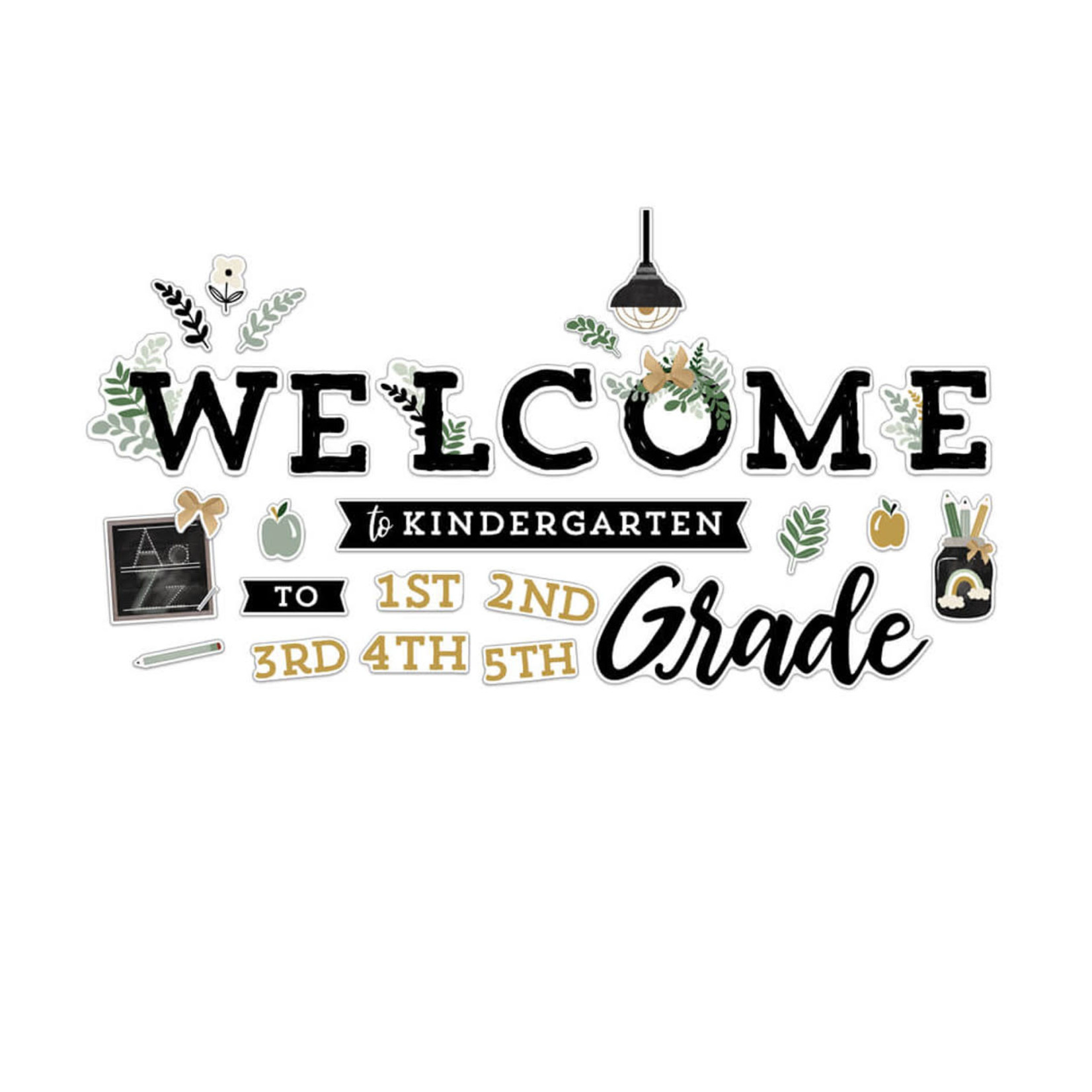 CARSON DELLOSA PUBLISHING CO Farmhouse Welcome Bulletin Board Set