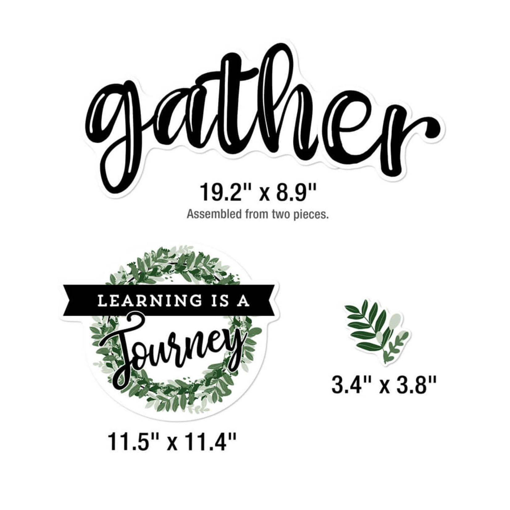 CARSON DELLOSA PUBLISHING CO Farmhouse Motivational Signs Bulletin Board Set