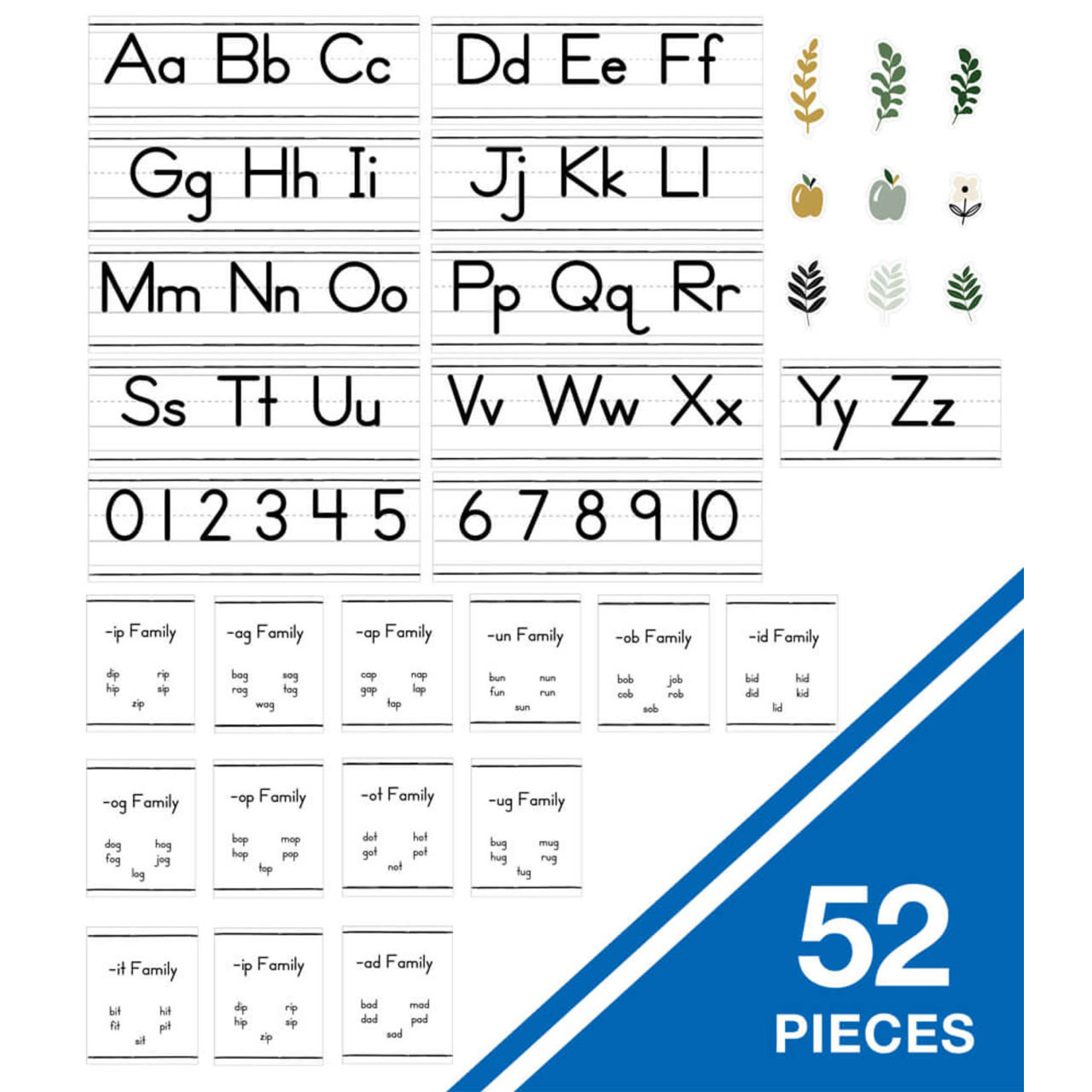 CARSON DELLOSA PUBLISHING CO Farmhouse Alphabet Line: Manuscript Bulletin Board Set Grade PK-2