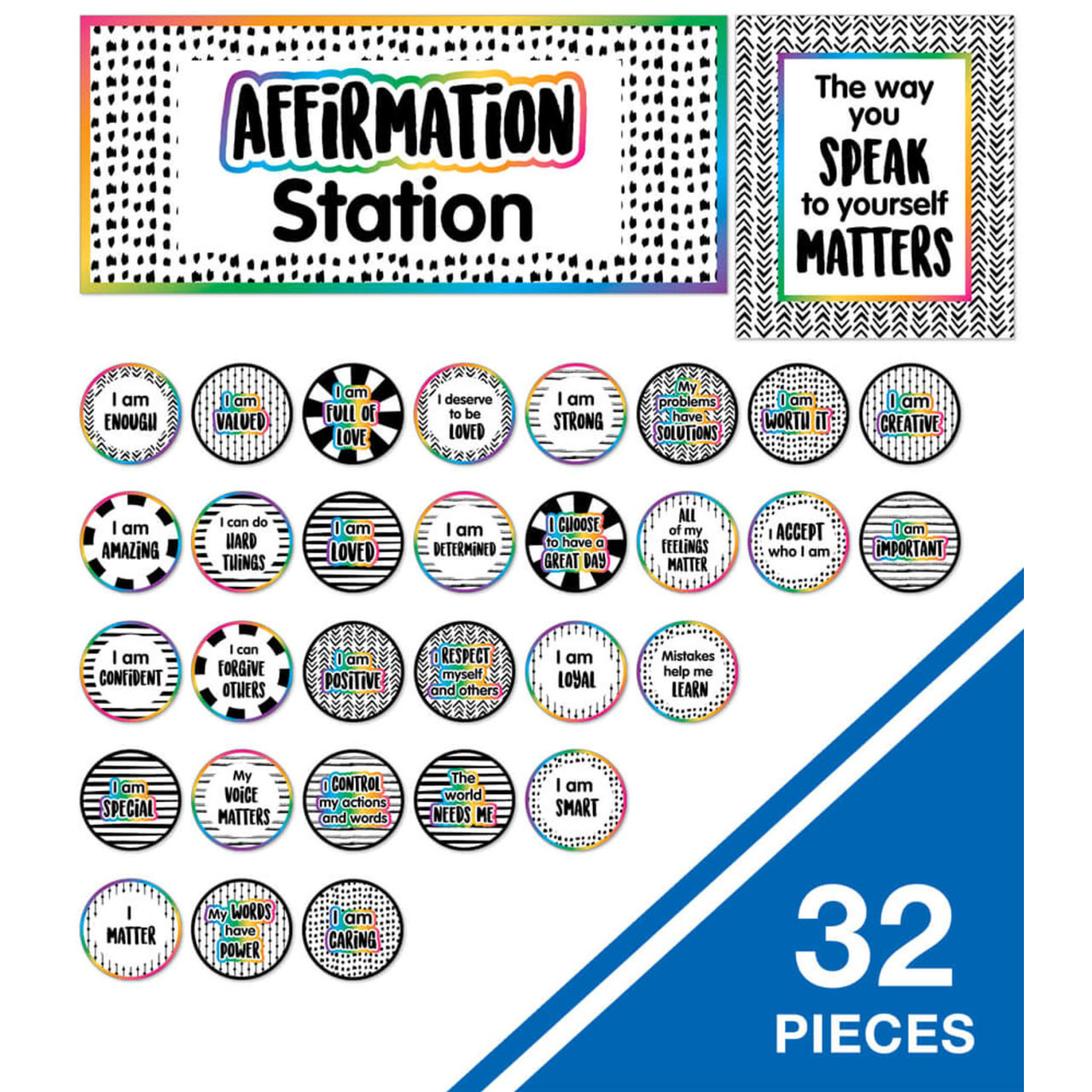 CARSON DELLOSA PUBLISHING CO Affirmation Station Bulletin Board Set