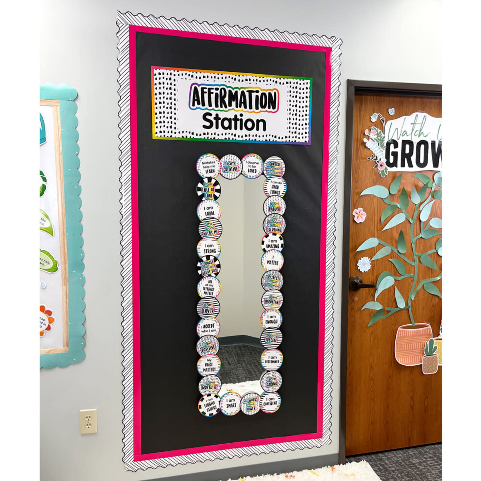 CARSON DELLOSA PUBLISHING CO Affirmation Station Bulletin Board Set