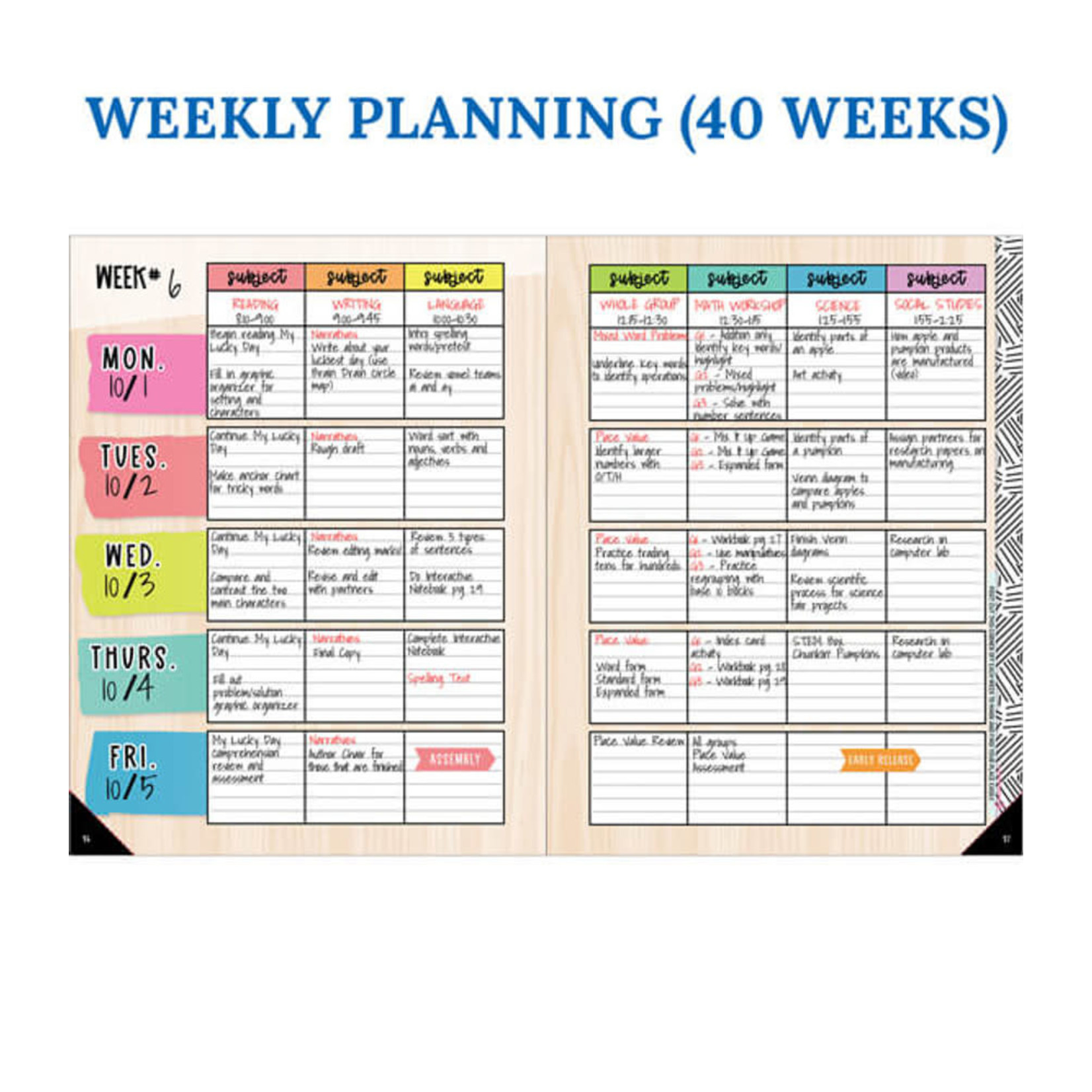 CARSON DELLOSA PUBLISHING CO Creatively Inspired Teacher Planner