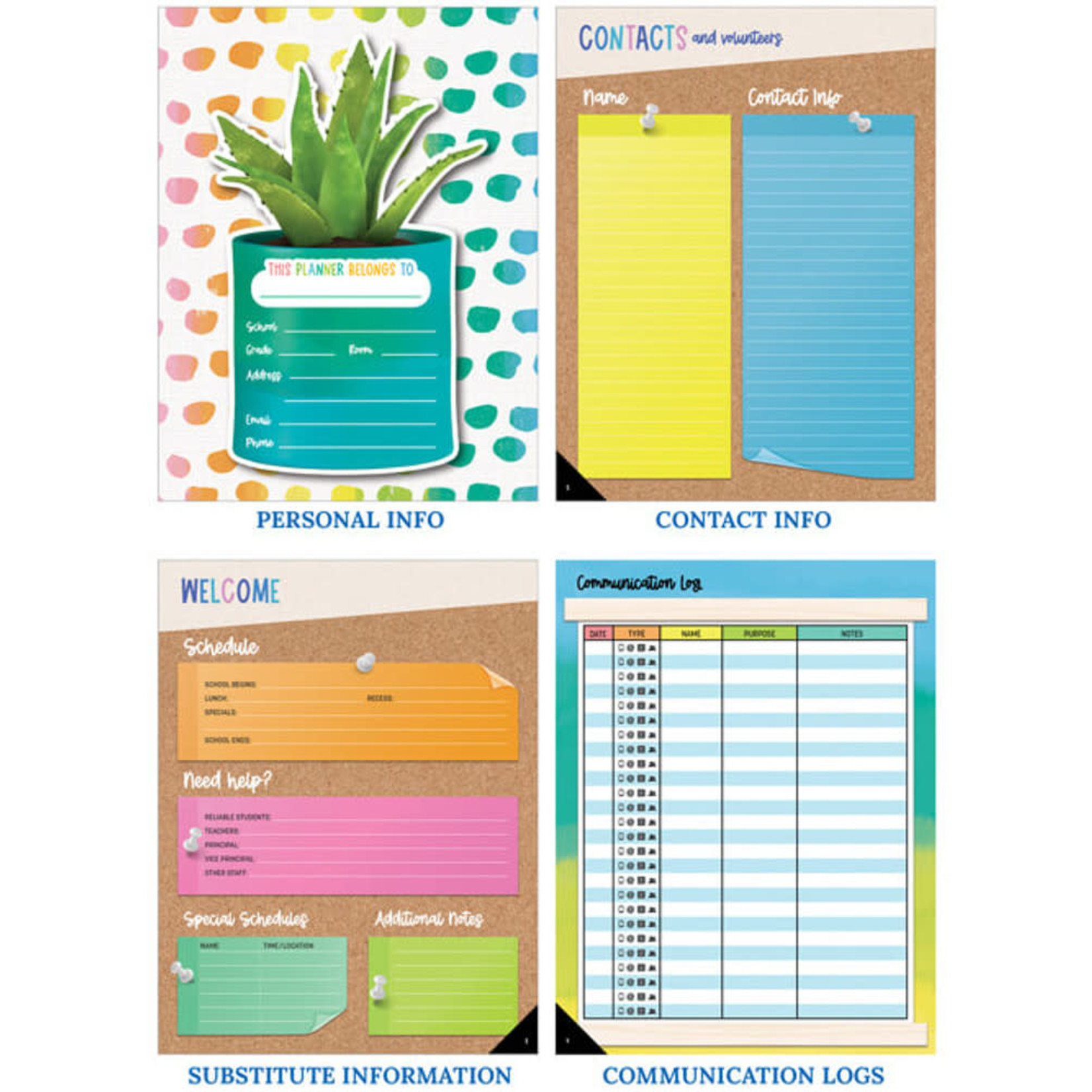 CARSON DELLOSA PUBLISHING CO Creatively Inspired Teacher Planner