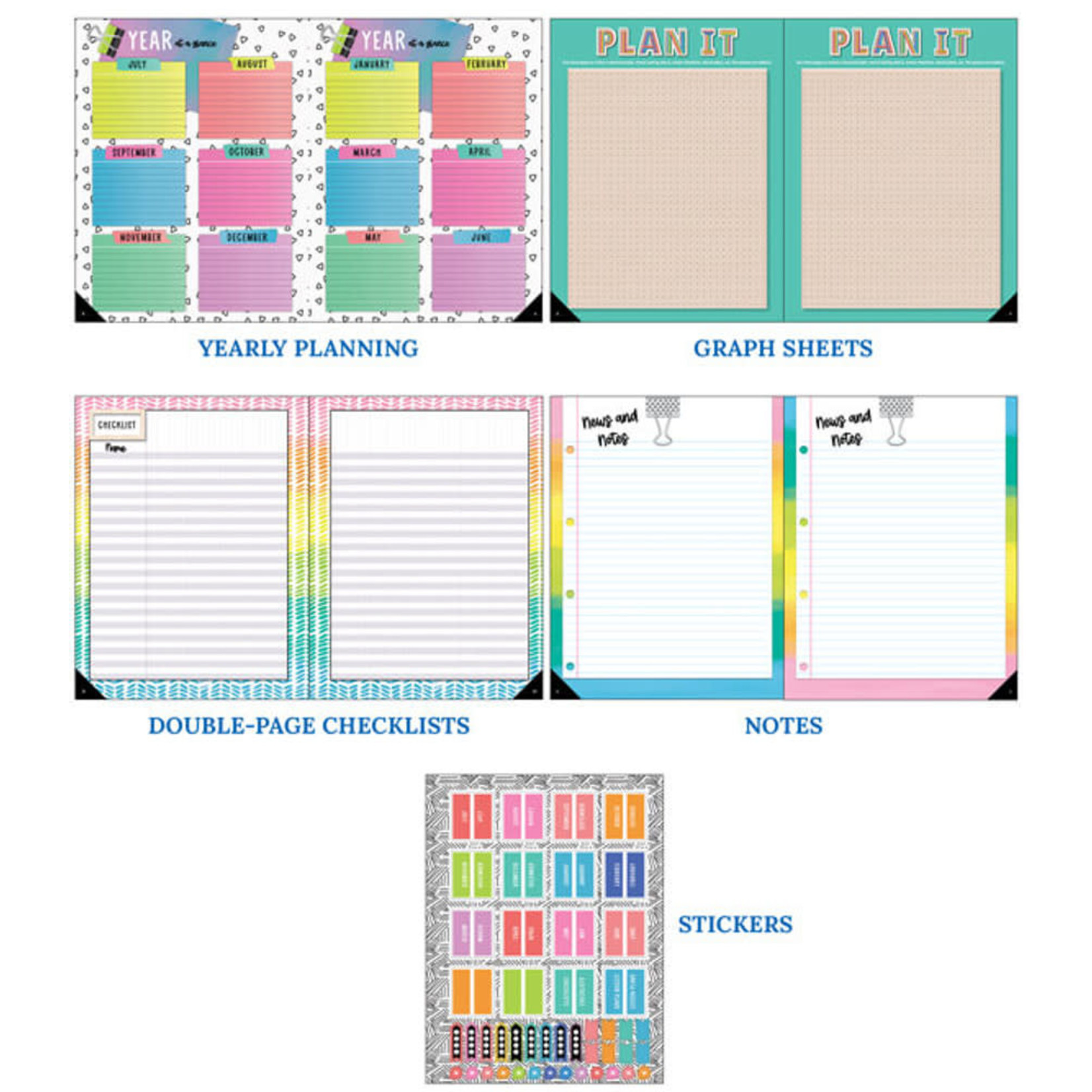 CARSON DELLOSA PUBLISHING CO Creatively Inspired Teacher Planner
