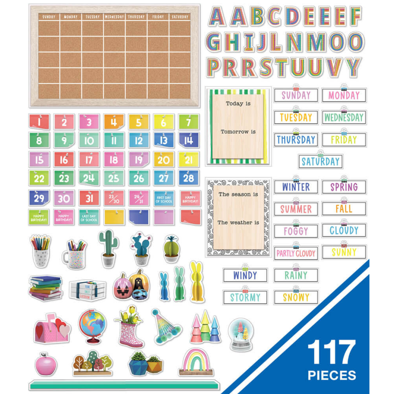 CARSON DELLOSA PUBLISHING CO Creatively Inspired Calendar Bulletin Board Set
