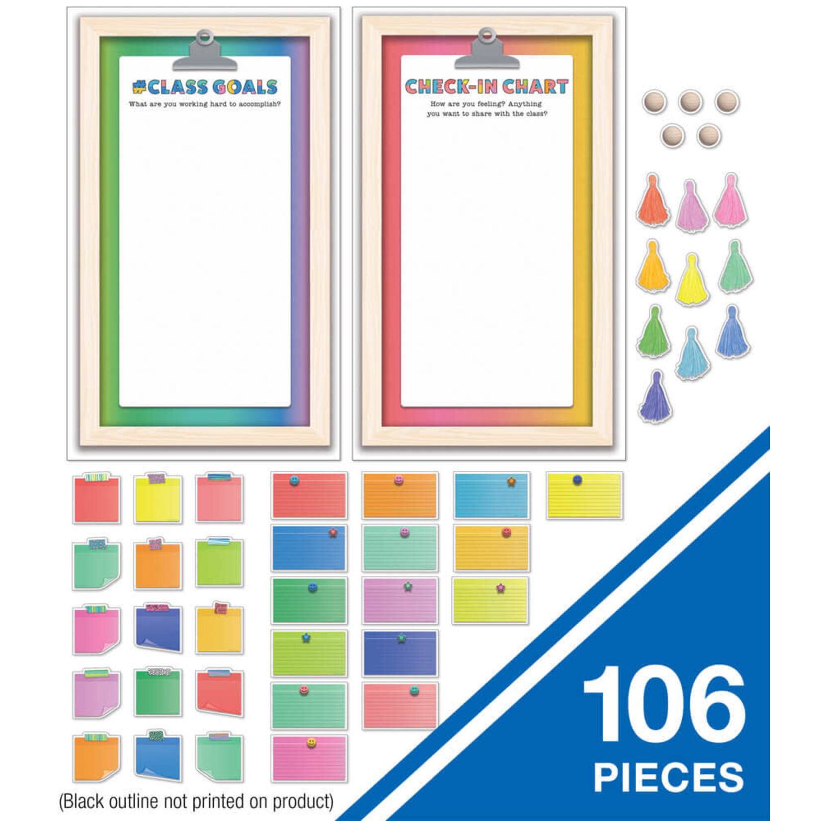 CARSON DELLOSA PUBLISHING CO Creatively Inspired Classroom Community Charts Bulletin Board Set