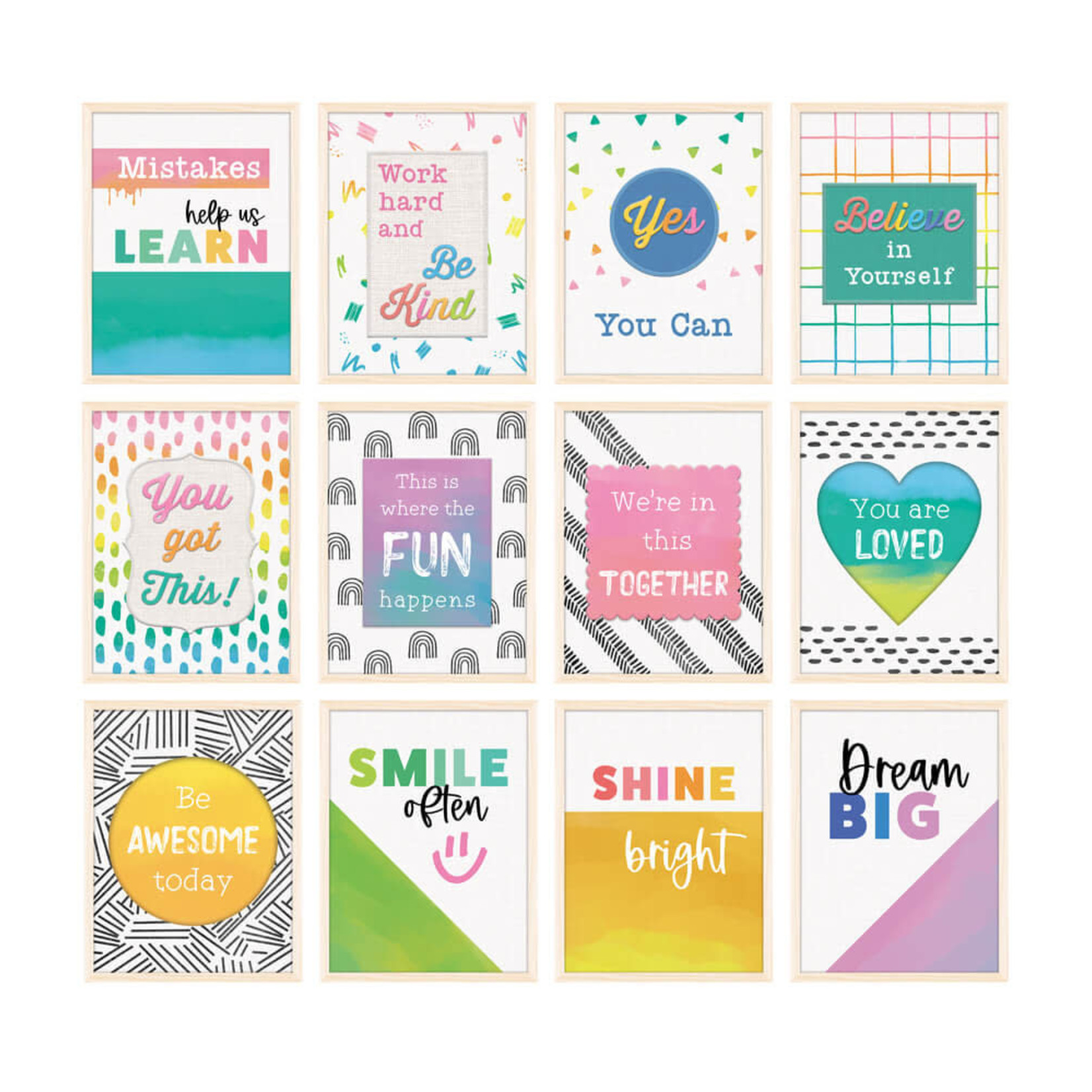 CARSON DELLOSA PUBLISHING CO Mini Posters: Creatively Inspired Poster Set