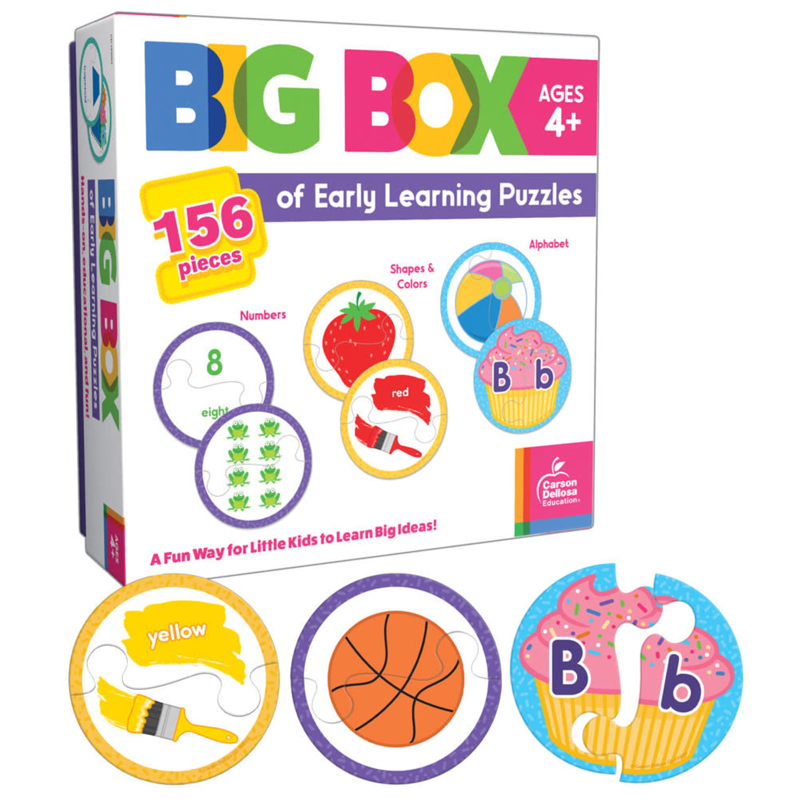 CARSON DELLOSA PUBLISHING CO Big Box of Early Learning Puzzle Grade PK-1