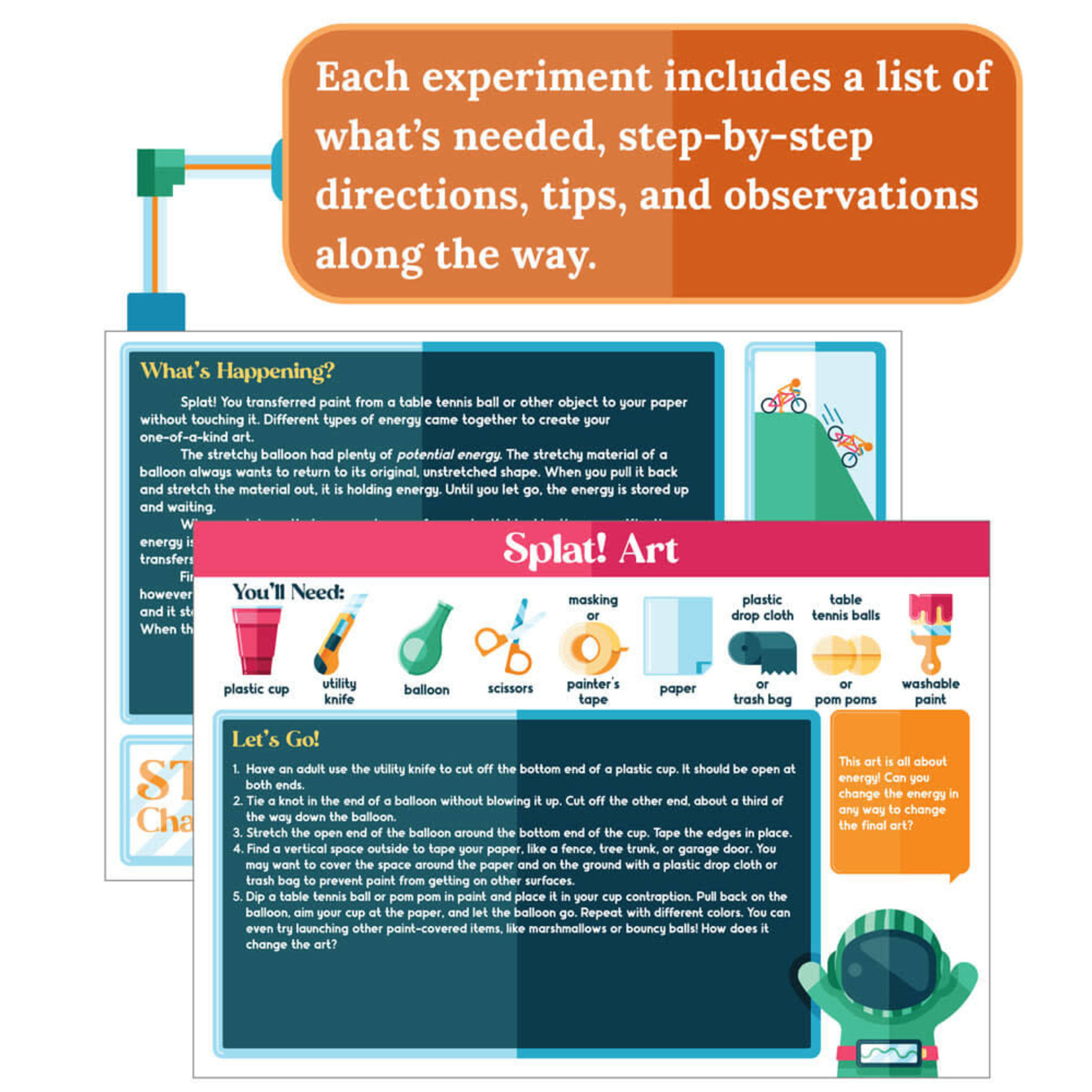 CARSON DELLOSA PUBLISHING CO Mini Maker Kit: Art Science Activity Kit Grade 2-5