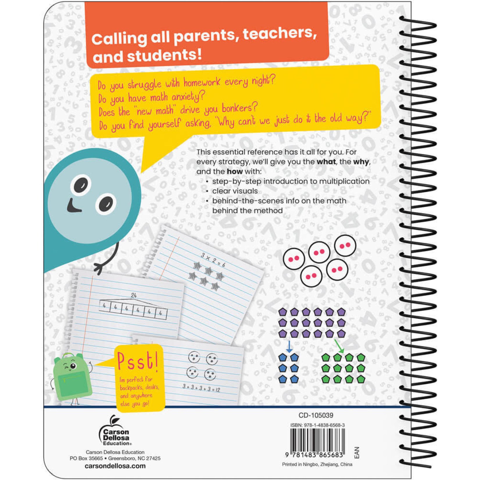 CARSON DELLOSA PUBLISHING CO Intro to Multiplication Resource Book Grade 2-3