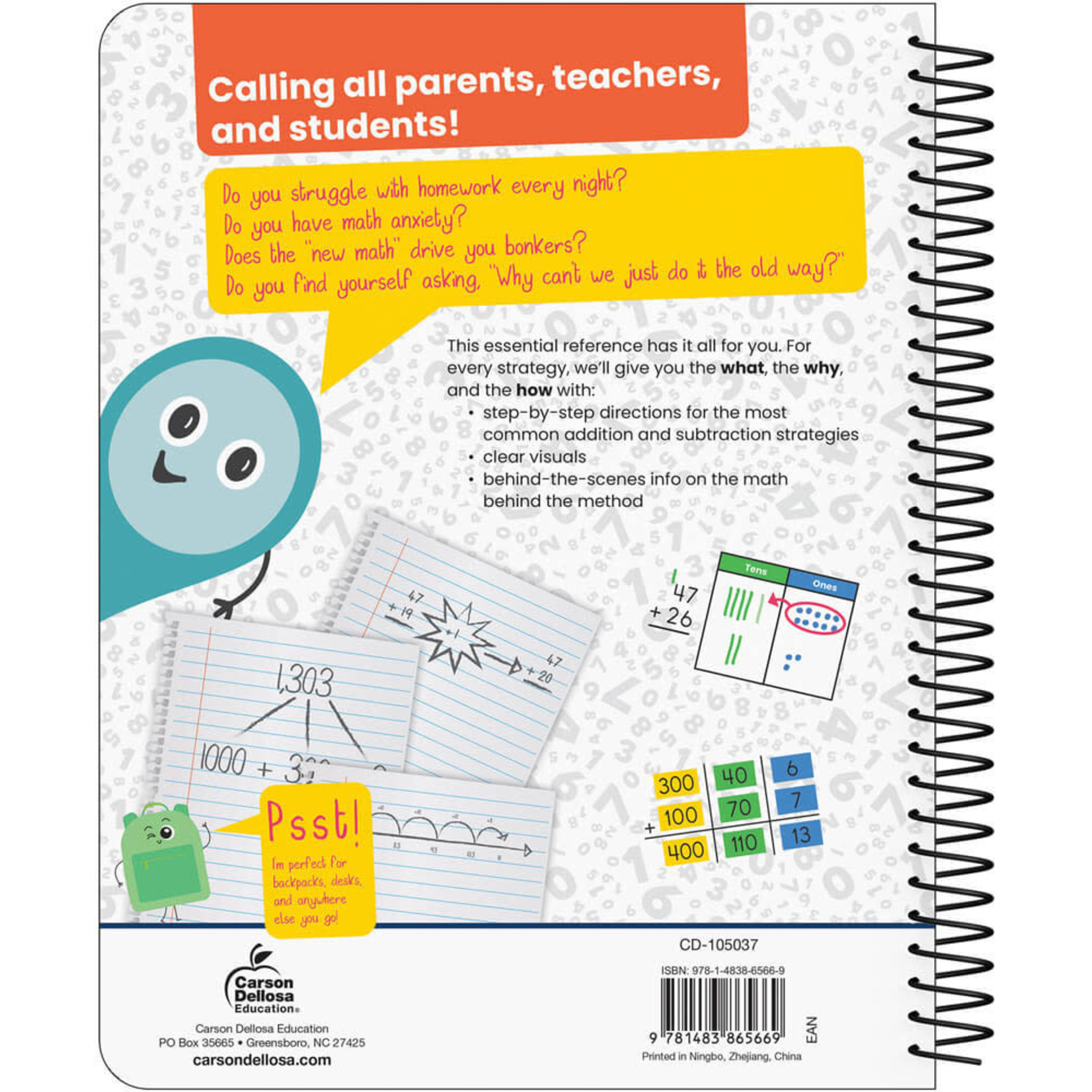 CARSON DELLOSA PUBLISHING CO Addition & Subtraction Strategies Resource Book Grade 2-3