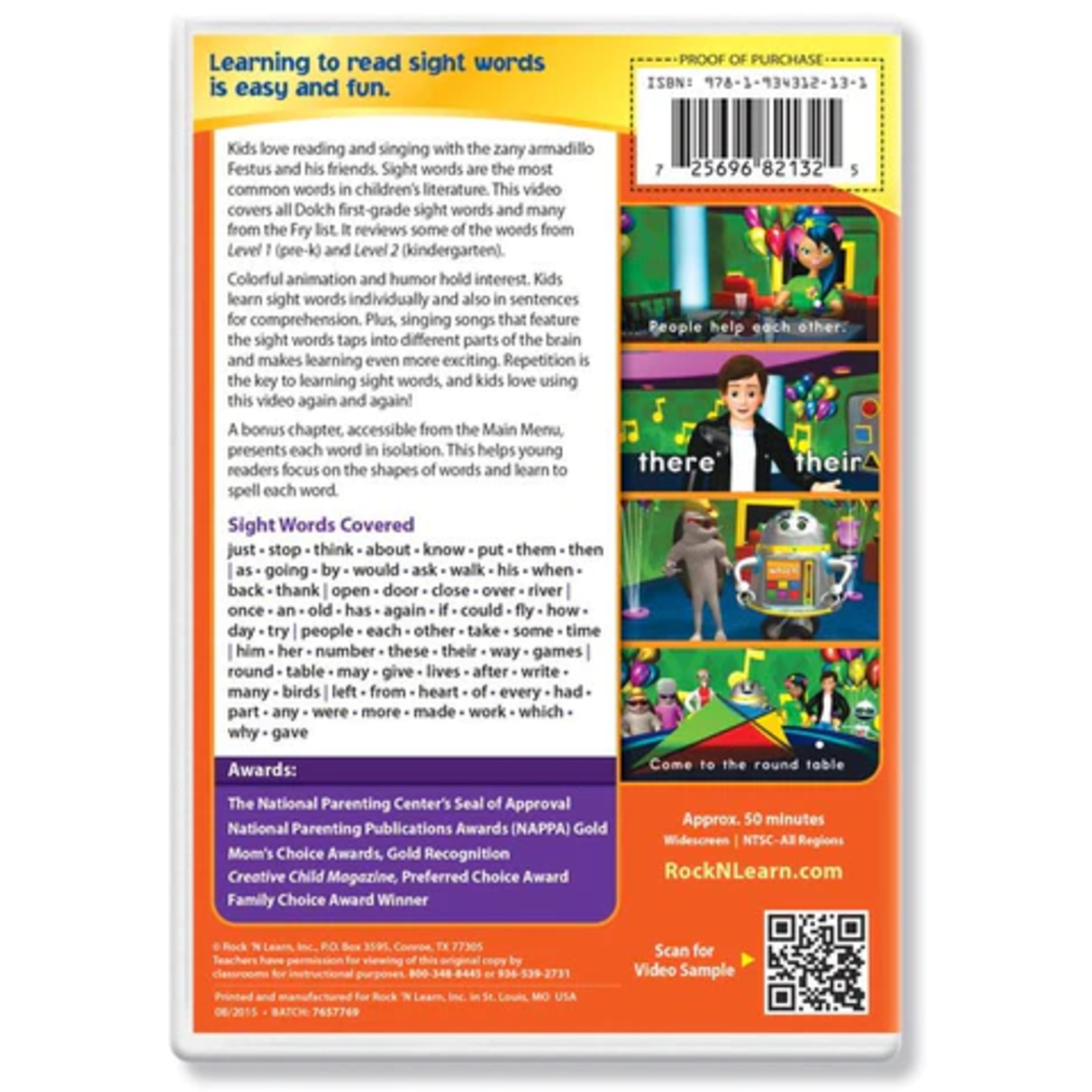 Sight Words Level 3 (DVD)