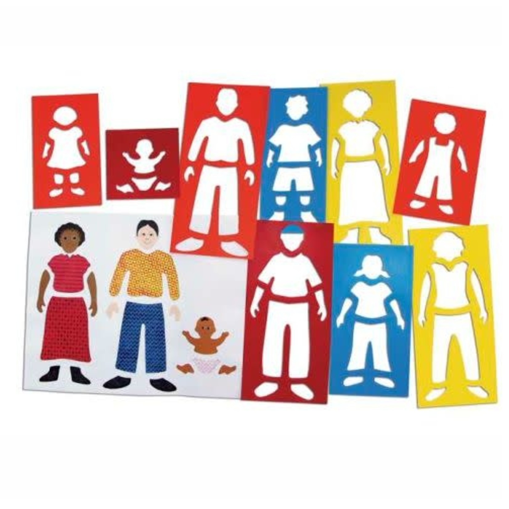 Fabulous Family Portrait Stencils