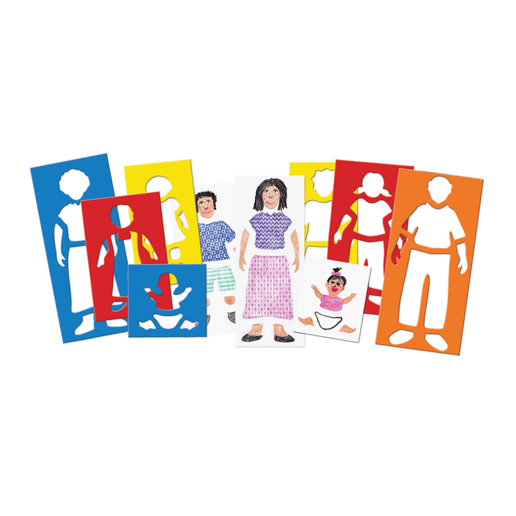 Fabulous Family Portrait Stencils