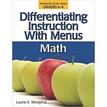 Differentiating Instruction with Menus: Math (Grades 6-8) Paperback