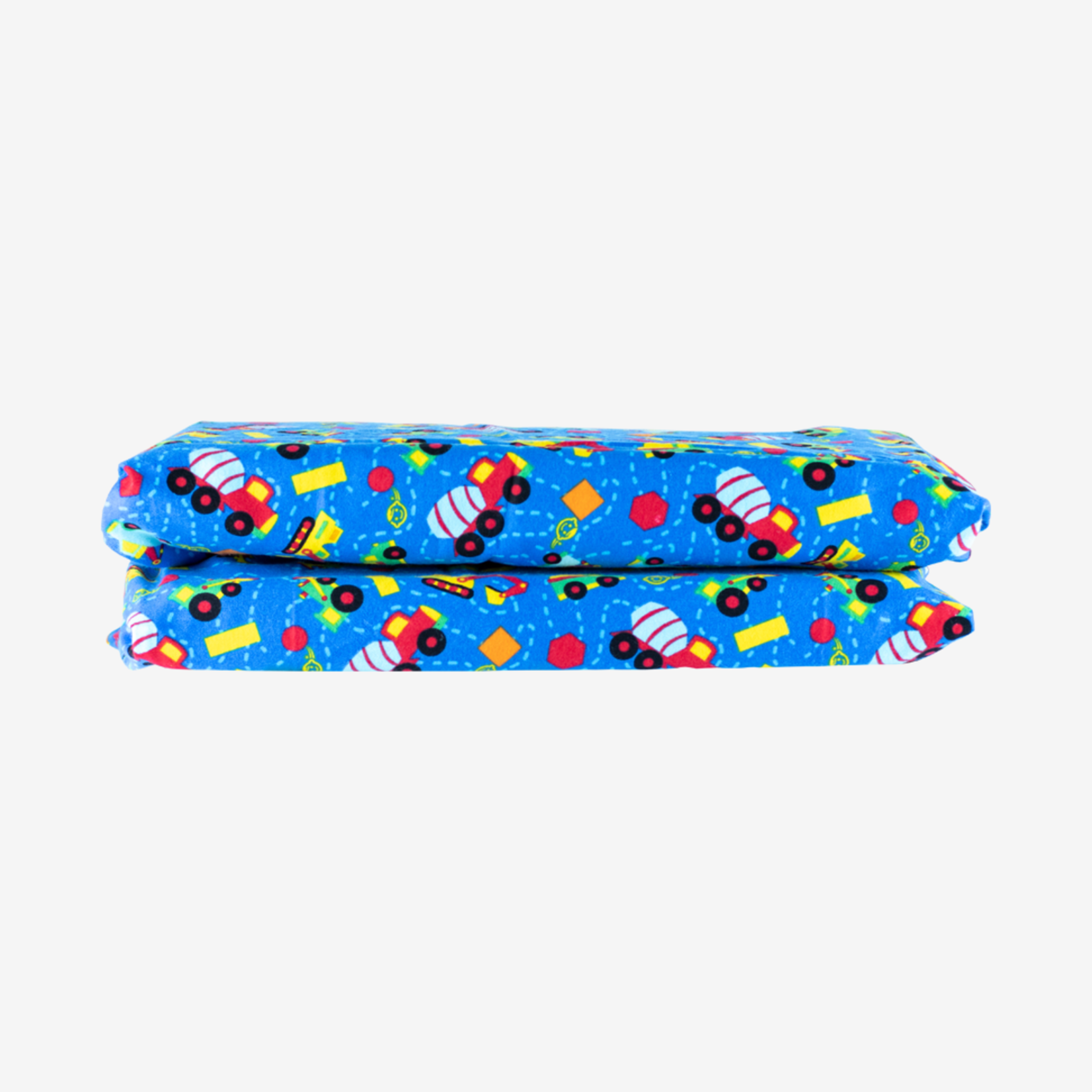 Trucks N' Tractors Kindermats Full Cover Sheet 100% Flannel Cotton