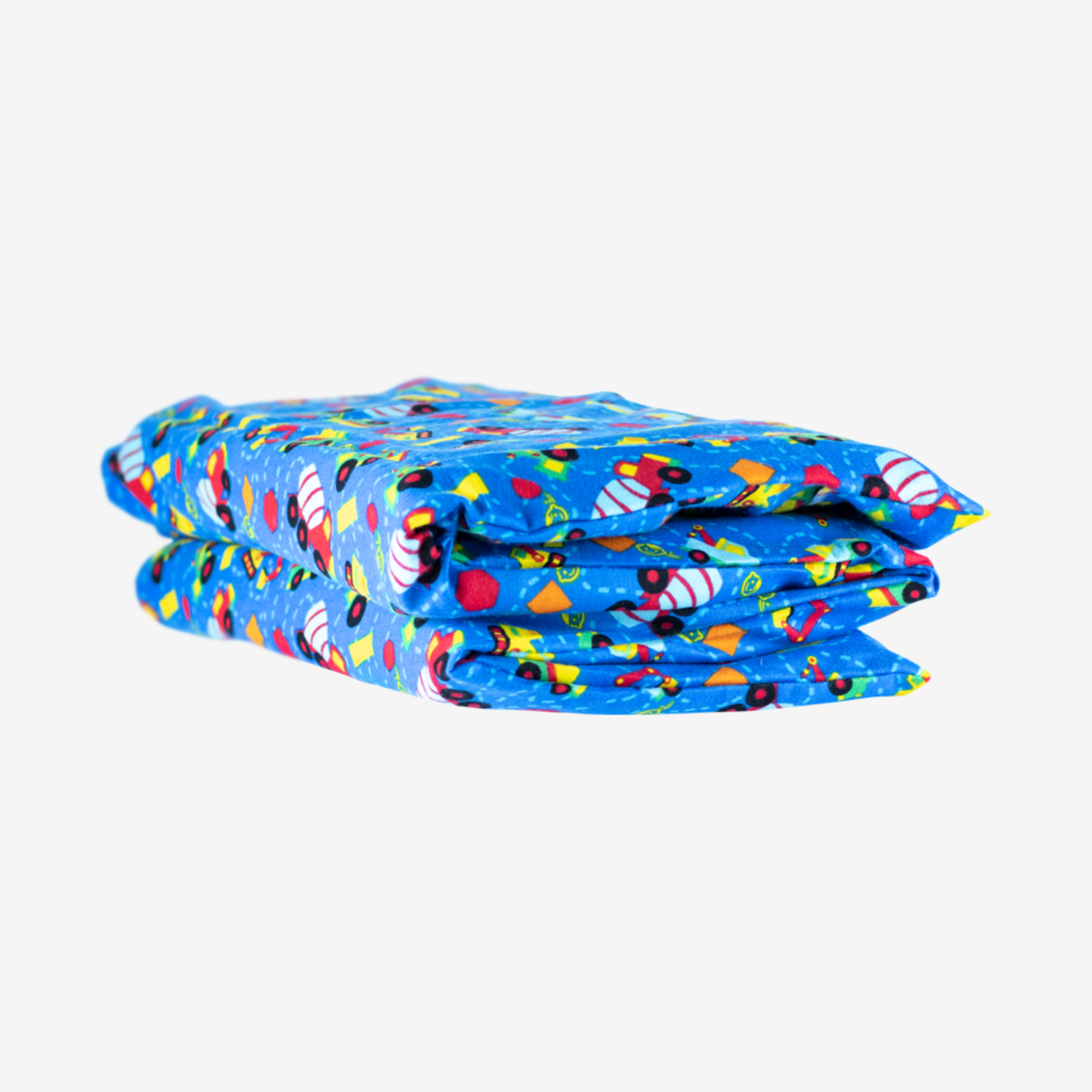 Trucks N' Tractors Kindermats Full Cover Sheet 100% Flannel Cotton