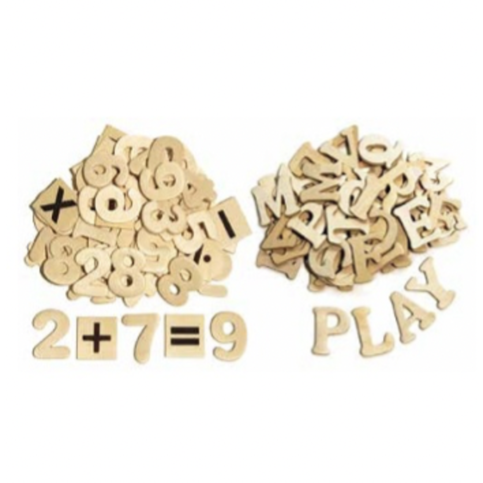 Creativity Street® Natural Wood Letters and Numbers