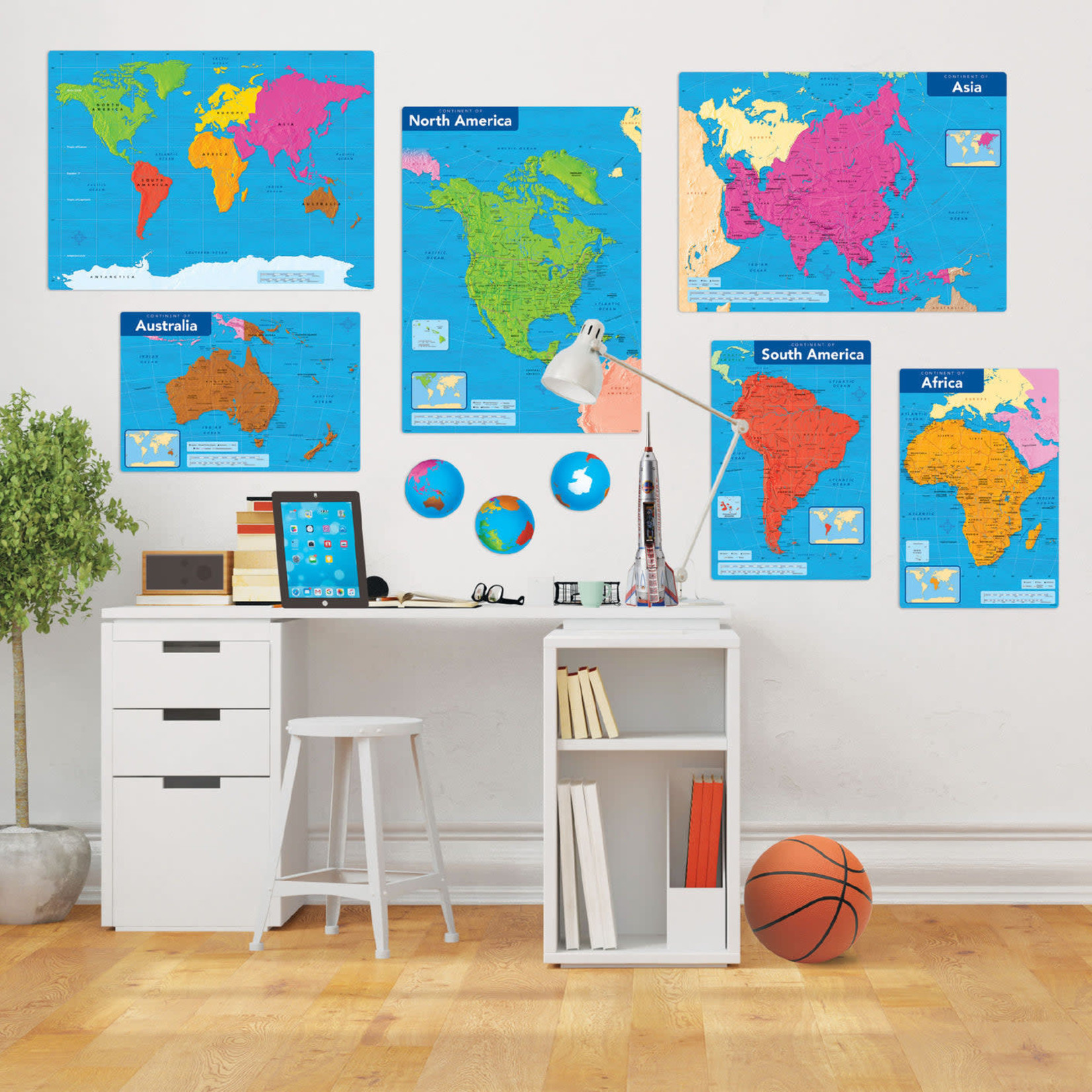 TREND ENTERPRISES INC Continents of the World Learning Set