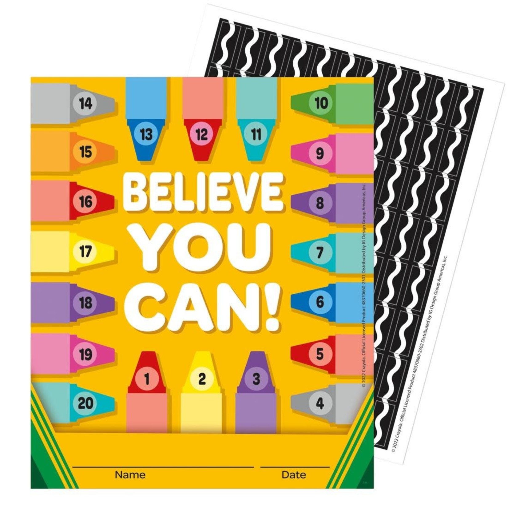Crayola® Mini Reward Chart With Stickers