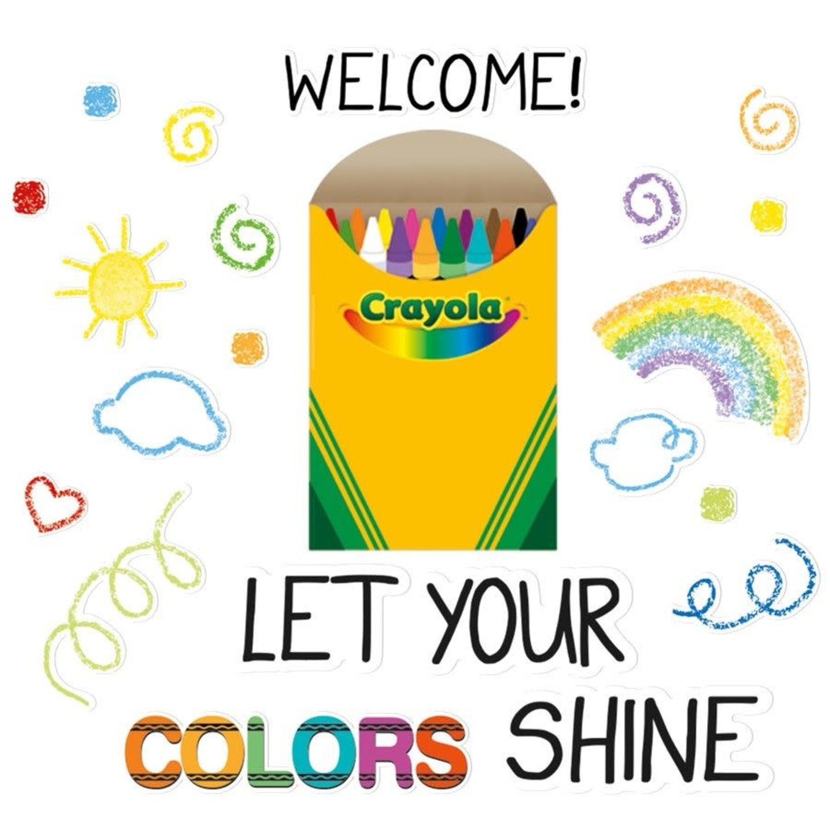 Crayola® Let Your Colors Shine Bulletin Board Set