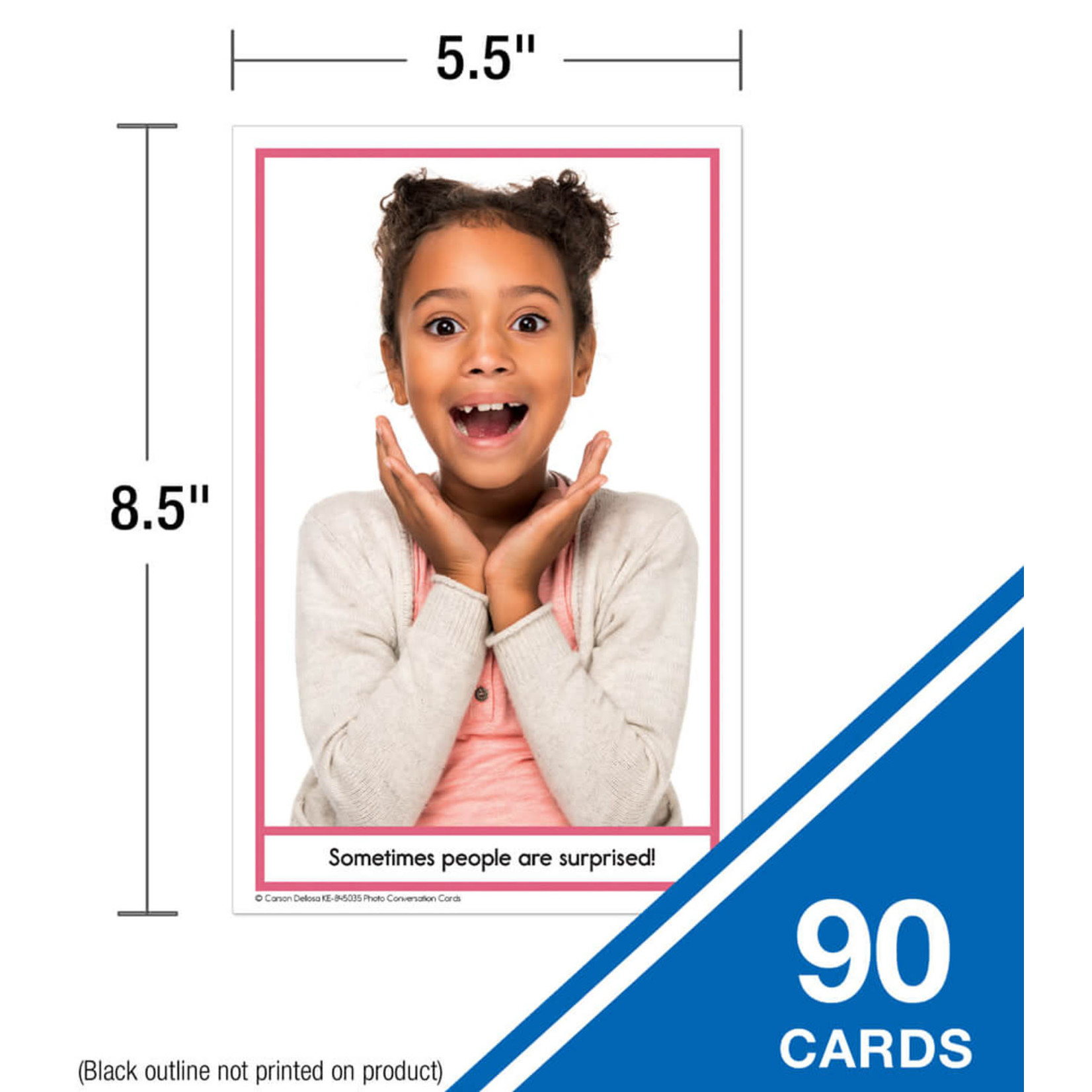 CARSON DELLOSA PUBLISHING CO Photo Conversation Cards for Children on the Autism Spectrum Learning Cards Grade K-5