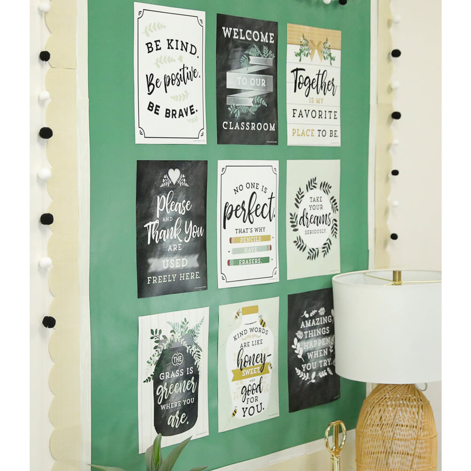 CARSON DELLOSA PUBLISHING CO Mini Posters: Farmhouse Poster Set