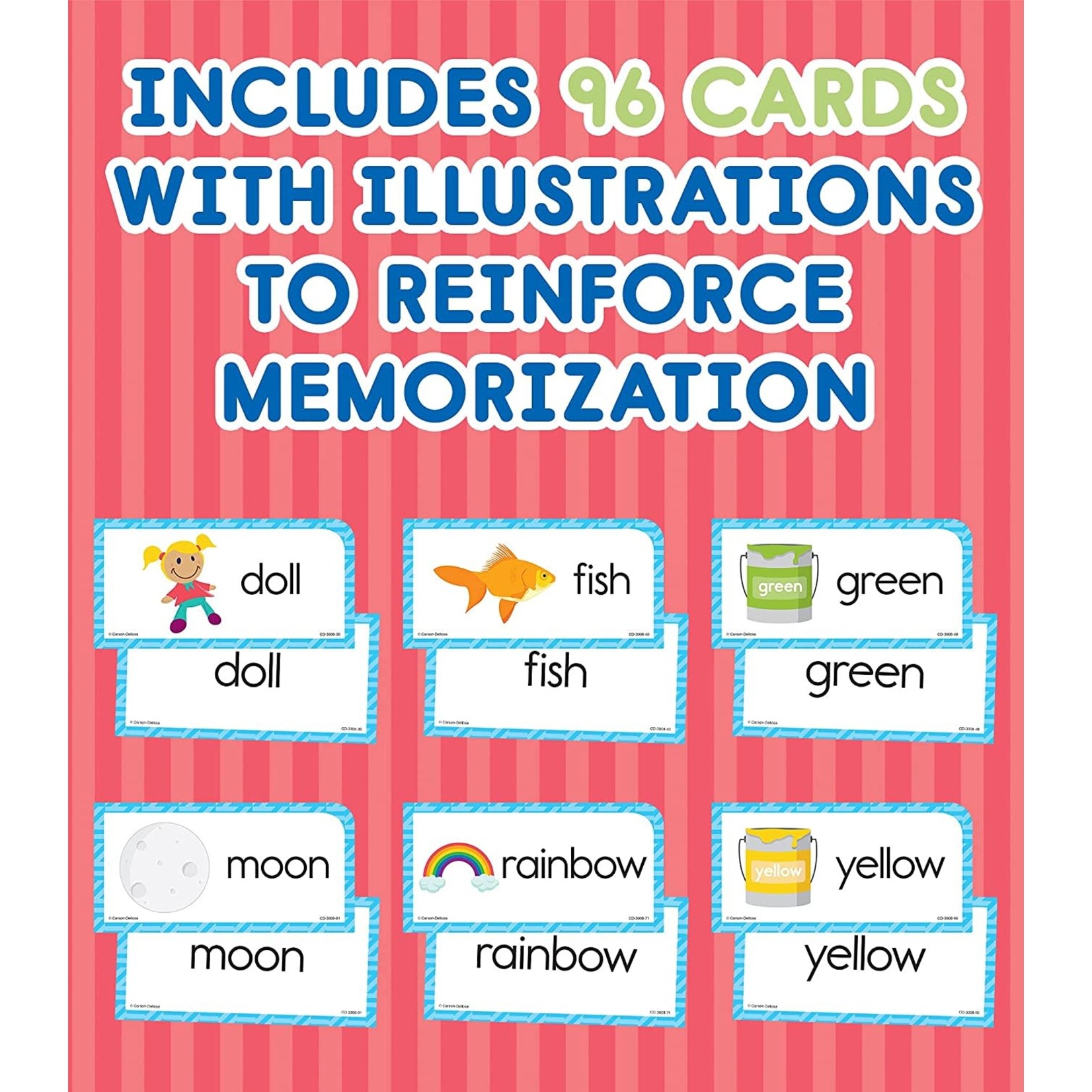 CARSON DELLOSA PUBLISHING CO Basic Picture Words Flash Cards