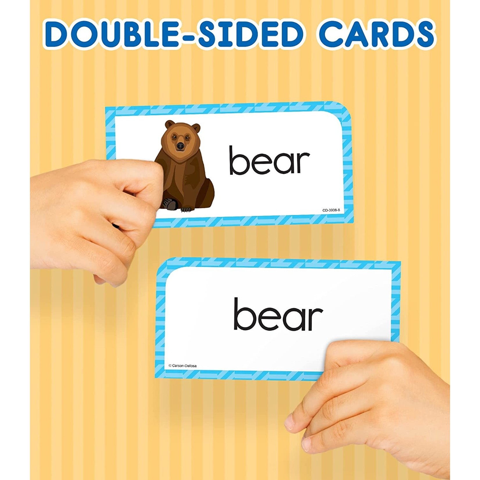 CARSON DELLOSA PUBLISHING CO Basic Picture Words Flash Cards