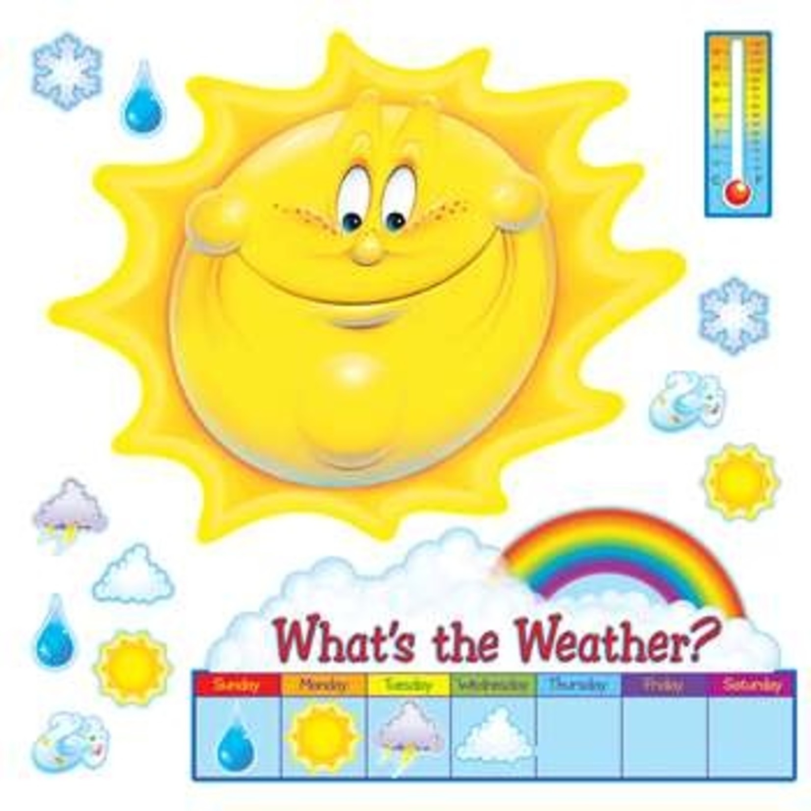 TREND ENTERPRISES INC What's the Weather? Bulletin Board Set