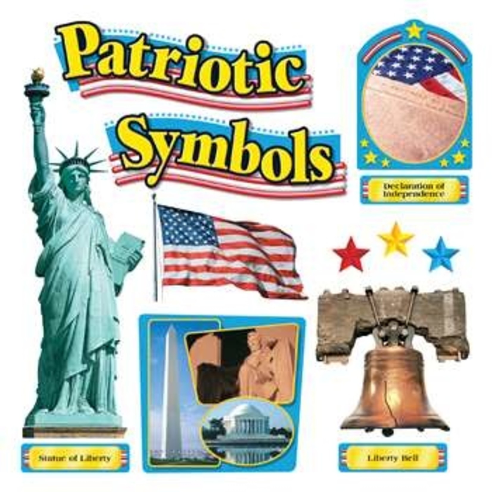 TREND ENTERPRISES INC Patriotic Symbols Bulletin Board Set