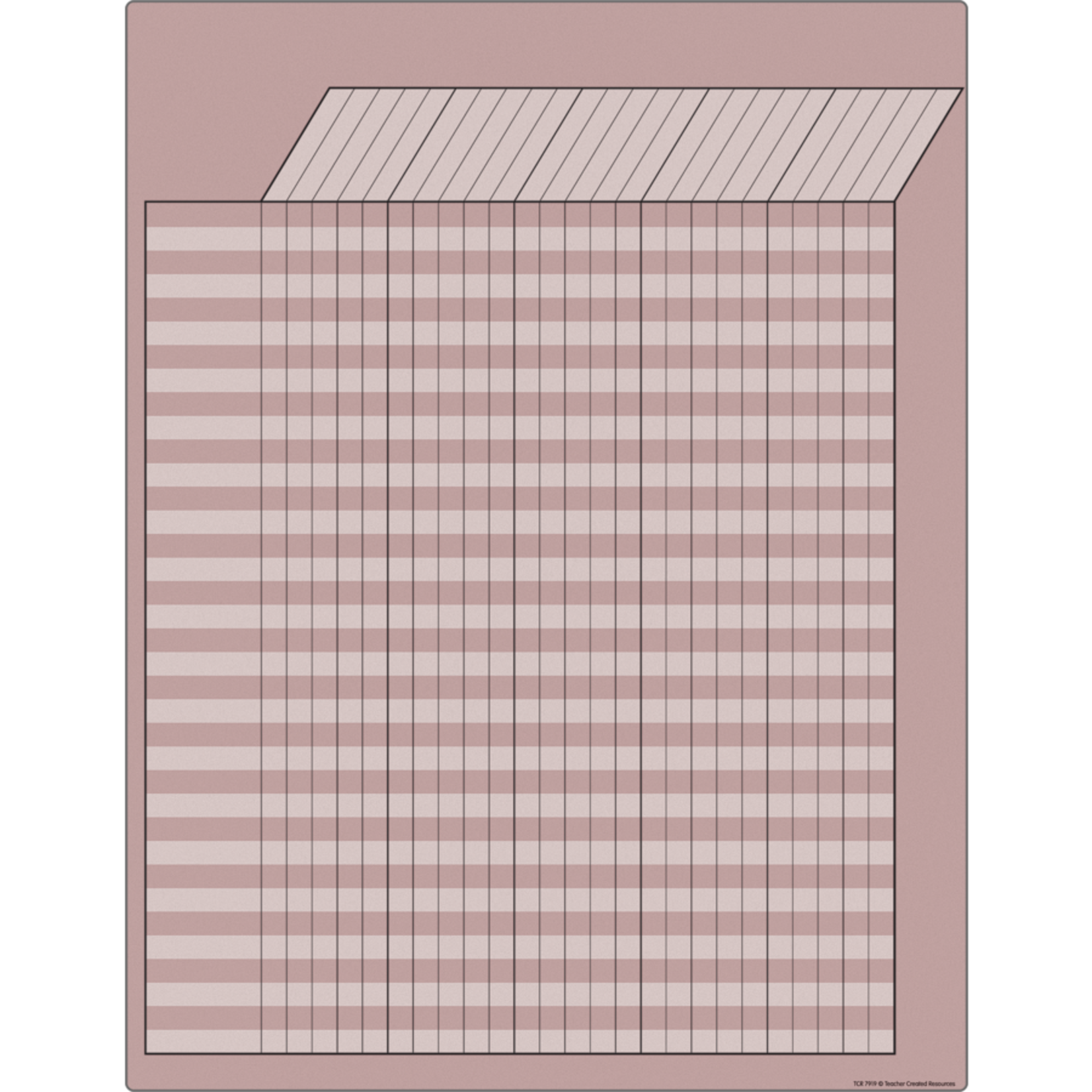 TEACHER CREATED RESOURCES Light Mauve Incentive Write-On/Wipe-Off Chart