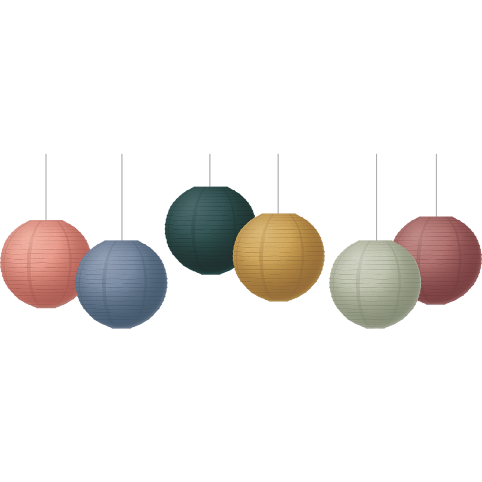 TEACHER CREATED RESOURCES Wonderfully Wild 8" Hanging Paper Lanterns