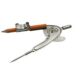 Metal Ball Bearing Compass with Golf Pencil